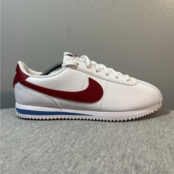 Nike Shoes - Nike Cortez GS White Red Blue Sneaker Size 7Y/Women 8.5 DM0950-115​